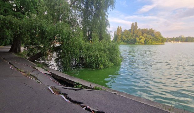 Începe golirea Lacului Herăstrău pentru consolidarea malurilor: între 2 și 8 iunie vor fi relocate fauna și executate lucrări de siguranță