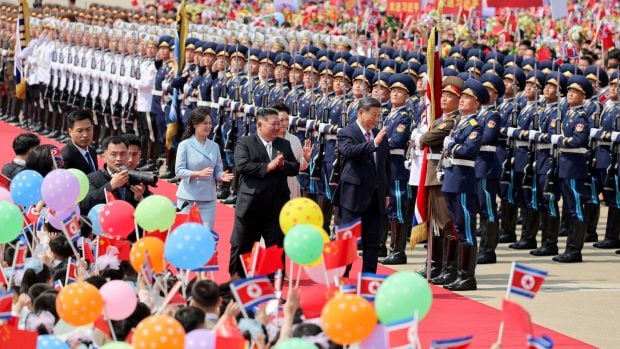 Kim Jong-un a organizat o primire grandioasă pentr