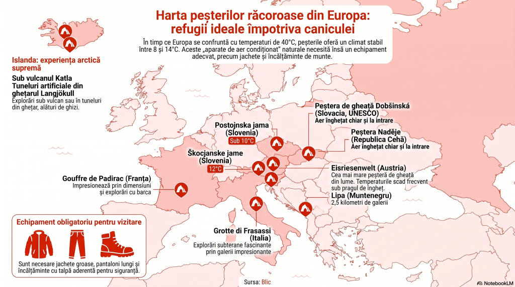Locațiile din Europa unde poți călători pentru a scăpa de valul de căldură: temperaturile nu depășesc niciodată 14 grade Celsius 