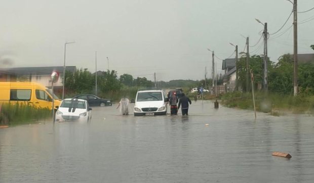 Fenomen meteorologic extrem în Pantelimon: precipitații record într-un interval scurt depășind probabilitatea de 100 de ani