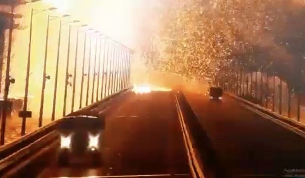 Ucraina a lovit un punct-cheie de legătură cu Crimeea în cad
