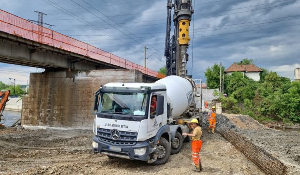 Încep lucrările la noul pod feroviar peste Someș, în Cluj-Napoca, pe magistrala către Oradea