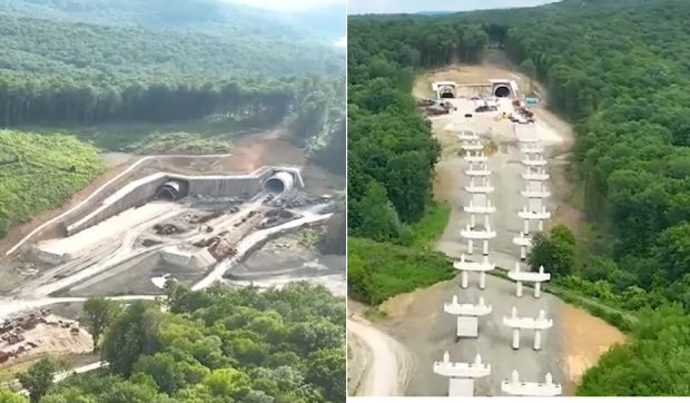 Mobilizare masivă pe „lotul cu tuneluri” din A1: Când se va circula neîntrerupt între Sibiu și Nădlac