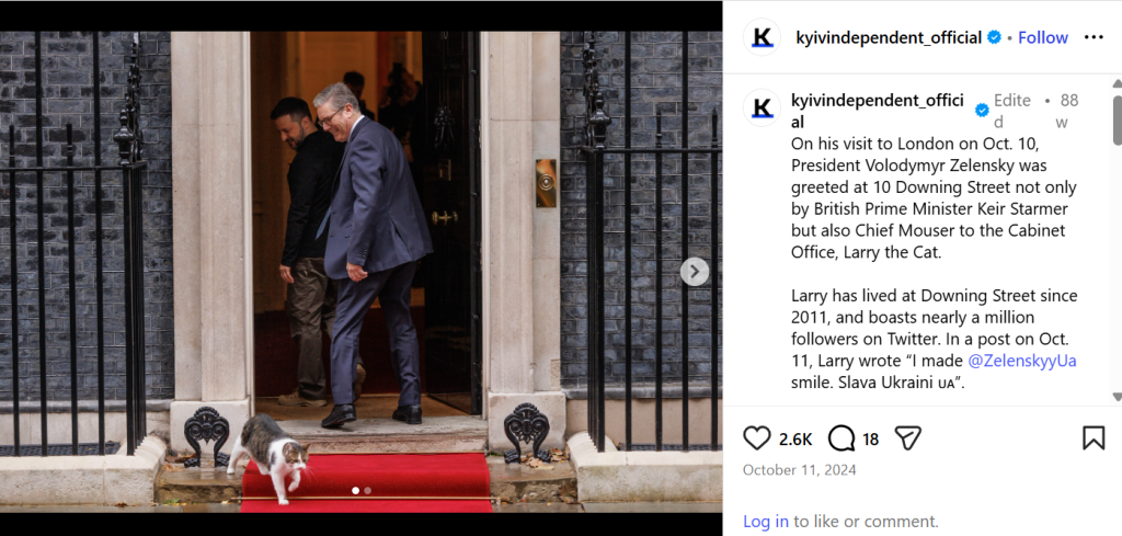 Motanul Larry, record politic: a rezistat la Downing Street mai mult decât ultimii șase prim-miniștri ai Marii Britanii