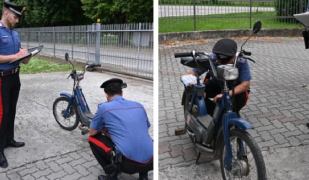 Un scuter Ciao Piaggio a fost recuperat după 45 de