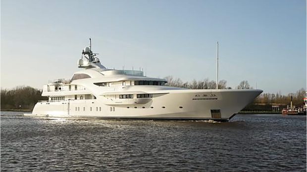 Iahtul de lux „Graceful”, asociat cu Vladimir Putin, a fost reperat în apele Scandinaviei