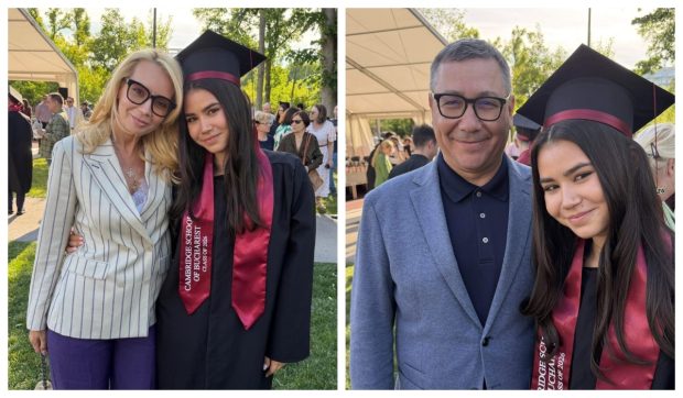 Imagine Stire Daciana Sârbu și Victor Ponta s-au reunit în ziua absolvirii fiicei lor. Irina a terminat liceul. „Sunt un tată mândru” | 2review.ro