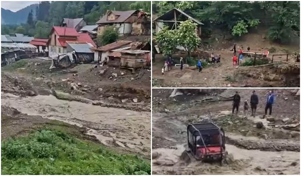 Viituri și inundații în județul Buzău după ploi abundente: familii izolate și intervenții dificile ale echipajelor ISU