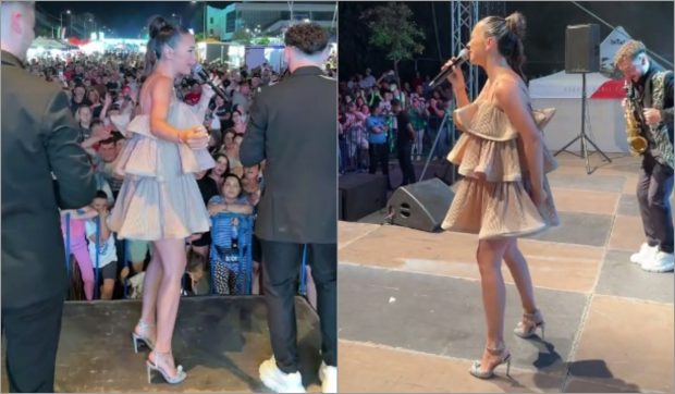 Vlăduța Lupău a întrerupt concertul de la Rovinari din cauza țânțarilor: "M-au făcut praf"