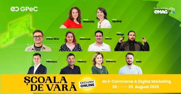 Școala de Vară GPeC 2026 revine în format online cu sesiuni interactive dedicate comerțului electronic și marketingului digital