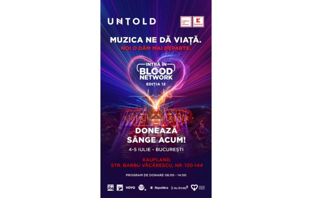 Caravana Blood Network poposește la București pentru o campanie de donare sânge
