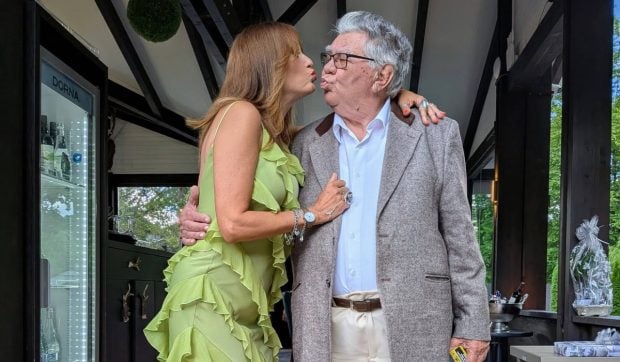 Anca Țurcașiu, imagini emoționante alături de tatăl ei, la 89 de ani. Cum au fost surprinși cei doi