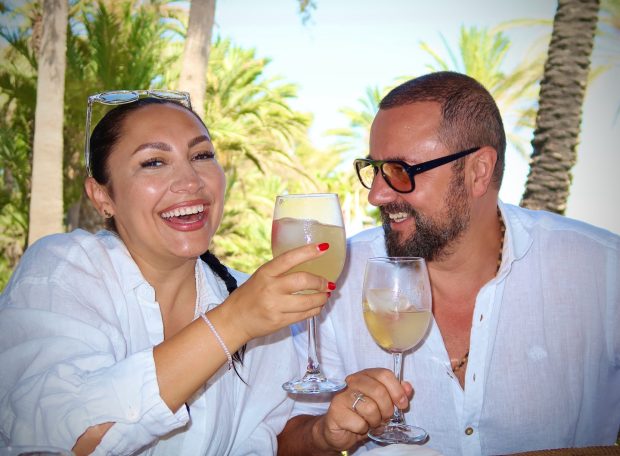 Andra și Cătălin Măruță, în centrul distracției din Marbella după triumful Spaniei la Mondial
