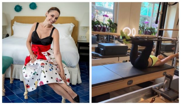 Imagini rare cu Andreea Marin, complet nemachiată, în timp ce face sport acasă. Fanilor nu le-a venit să creadă cum arată la 51 de ani