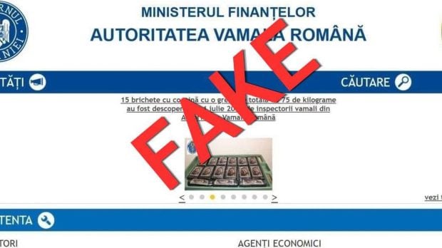 Autoritatea Vamală Română respinge zvonurile privind confiscarea unei cantități de cocaină cu imaginea lui Zelenski