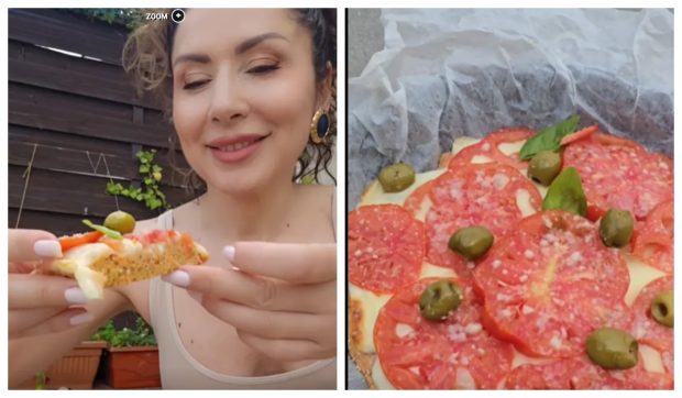 Cum se prepară „pizza de slăbit fără făină”, după rețeta lui Carmen Brumă. „Hai să îți arăt ce simplu!”