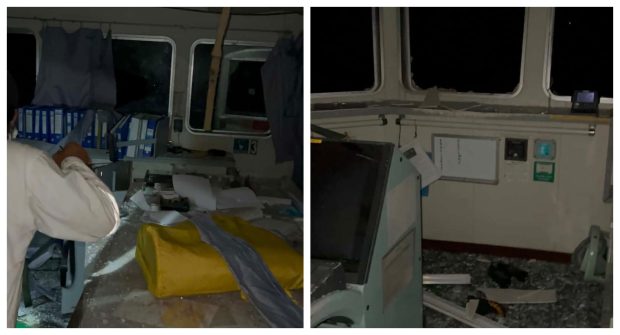 Incendiu la bordul unui petrolier din Marea Neagră, lângă Sfântu Gheorghe: Nava, posibil lovită de două rachete, situația este monitorizată prin satelit