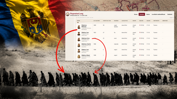 Un IT-ist moldovean a creat cu AI harta deportărilor staliniste din Basarabia. Mihai Focsa: „Mi-au scris mai mulți oameni că și-au găsit bunicii și rudele pe platformă”