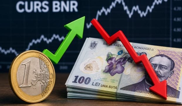 Leul se depreciază față de euro, dar se întărește în raport cu dolarul – Trenduri valutare la început de iulie 2026