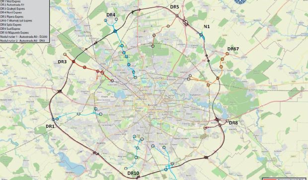 Când începe construcția primului drum radial din București: Vest Expres, proiectul care va prelungi Bulevardul Timișoara până la Autostrada A0