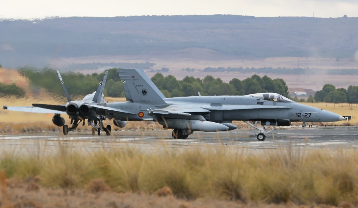 Spania trimite 7 avioane F-18 și 200 de militari la Kogălniceanu, cu drept de a doborî drone