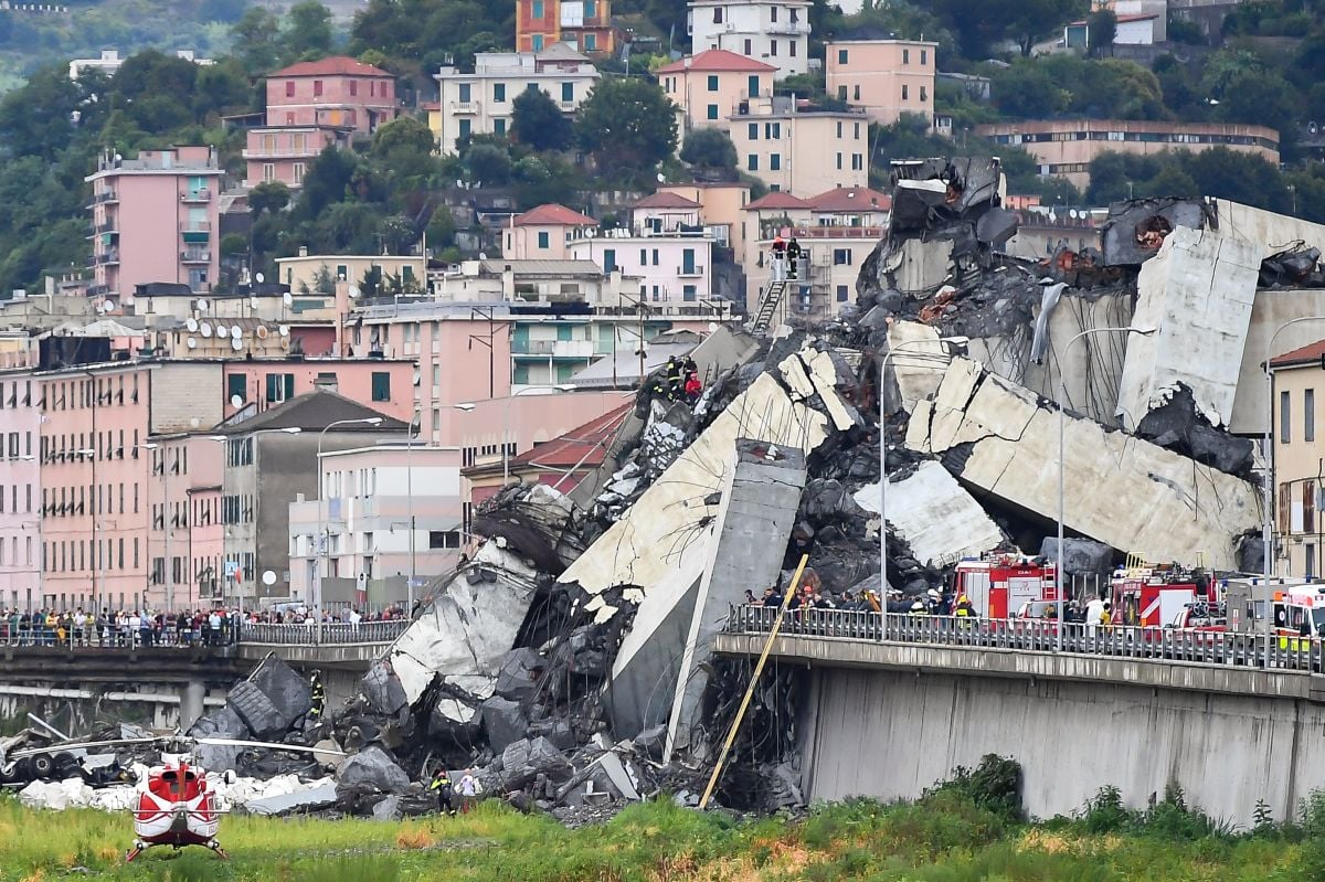 Poza pentru articolul Condamnări în dosarul prăbușirii podului Morandi din Genova: fostul director al Aspi a primit 12 ani de închisoare