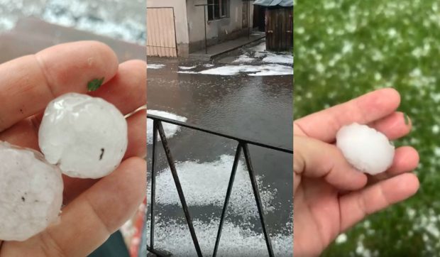 Grindină cât oul și mesaje RO-Alert pentru populație: o furtună supercelulară a făcut prăpăd în Marghita – Popești din Bihor