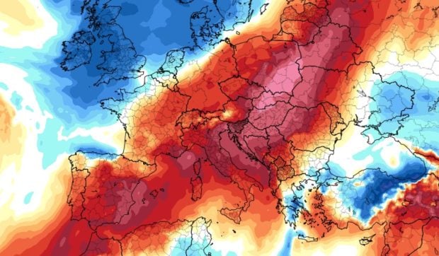 Europa afectată de val de căldură extremă după blocajul Omega, cu temperaturi record în august 2026