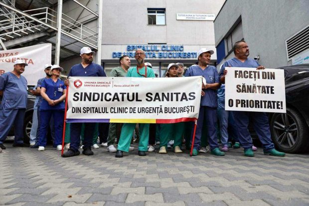 Astăzi începe greva generală în sute de spitale din România pe termen nelimitat. Sindicaliştii Sanitas, nemulţumiţi de noua Lege a salarizării