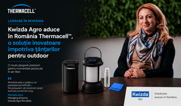 Kwizda Agro lansează pe piața românească brandul american Thermacell și promovează o nouă categorie premium anti-țânțari