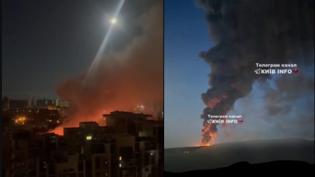Atac masiv asupra Kievului: Incendiu devastator și bilanț tragic după loviturile rusești