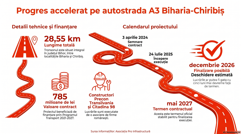 Lotul-surpriză din Autostrada Transilvania A3 care ar putea fi gata în decembrie 2026: Cu 5 luni înainte de termen
