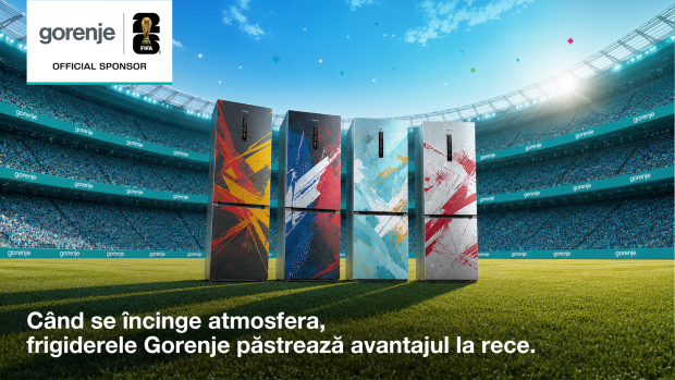 Gorenje susține excelența sportivă și inovația casnică în cadrul FIFA World Cup 2026™