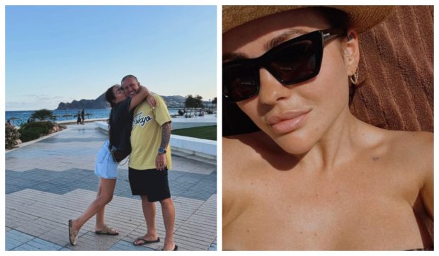 Corina Caciuc impresionează pe litoral după botezul fiului lor, Landon