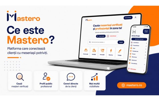 Mastero revoluționează căutarea serviciilor locale printr-o aplicație completă și ușor de utilizat
