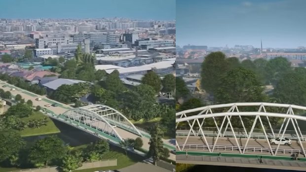 Cluj-Napoca se pregătește să înfrumusețeze Someșul Mic cu un pod modern de 6 milioane de euro