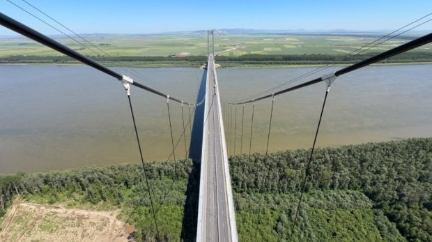 Noi restricții de trafic pe Podul suspendat de la Brăila până pe 10 august