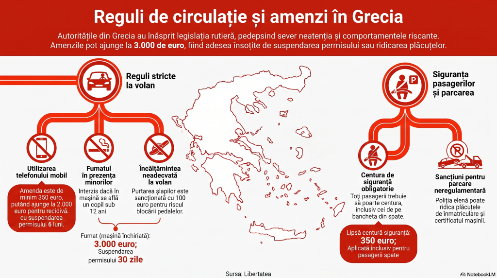 Sute de șoferi români iau amenzi de circulație în țările pe care le vizitează în concediu. Lista regulilor neștiute care te pot lăsa pieton