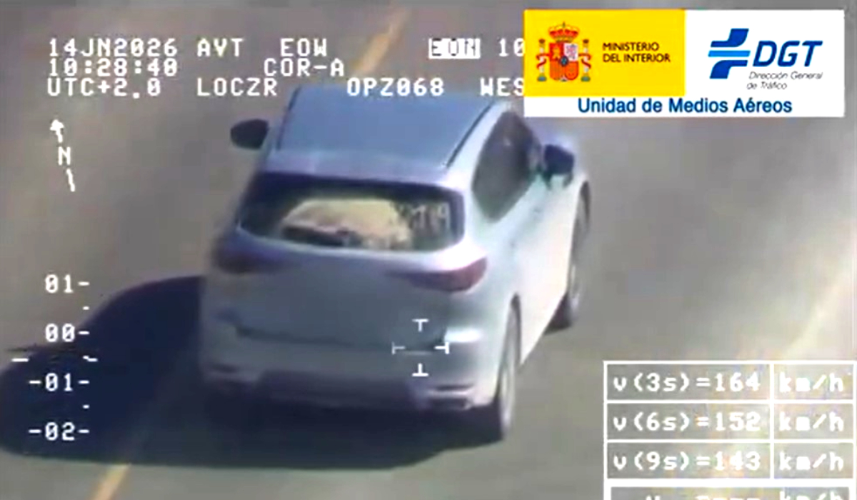 Poza pentru articolul Un șofer prins cu 128 km/h peste limita legală riscă 6 luni de închisoare, o amendă 600 de euro și până la 4 ani fără permis, în Spania