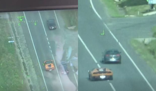 Un șofer cu Lamborghini din Cluj a fost filmat din elicopter pe DN1, a primit o amendă de 3.892,50 lei și a rămas fără permis pentru 180 de zile