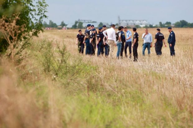 Resturile dronei doborâte la Padina, județul Buzău și ale rachetei aer-aer care a interceptat-o au fost găsite