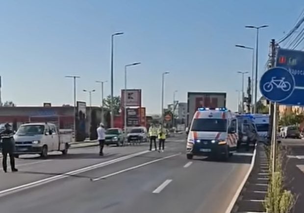 Tragedie pe Calea Moților din Alba Iulia: bărbat de 73 de ani a fost lovit mortal de o autoutilitară