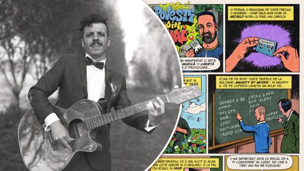 Adrian Cârciova (Tony Baboon) lansează prima bandă desenată despre istoria hip-hop-ului românesc
