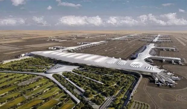 Dubaiul construiește cel mai mare aeroport din lume. Clădirea în valoare de 30.000.000.000 de euro va găzdui 260 de milioane de pasageri și 360 de zboruri pe oră