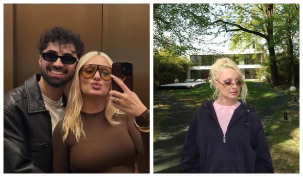 Alexandra Stan a revenit acasă alături de fetița ei, Eva, după o naștere cu complicații