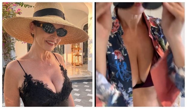 Andreea Marin se relaxează în Capri alături de fiica sa, într-o apariție surprinzătoare în costum de baie