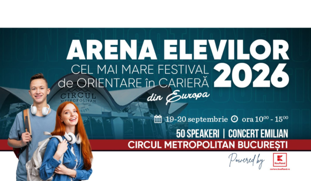 Arena Elevilor 2026: 50 de speakeri care le arată tinerilor că viitorul nu are un singur drum