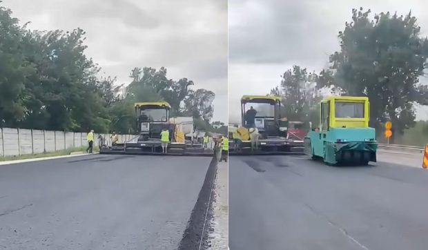Progres semnificativ pe Centura București: Se toarnă asfalt între DN2 și A2, lucrările avansează rapid