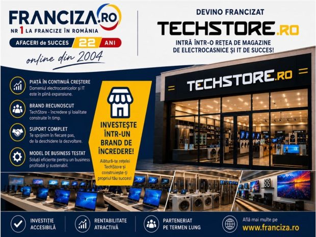 Cum poți lansa o afacere profitabilă în domeniul electrocasnicelor prin franciza TECHSTORE