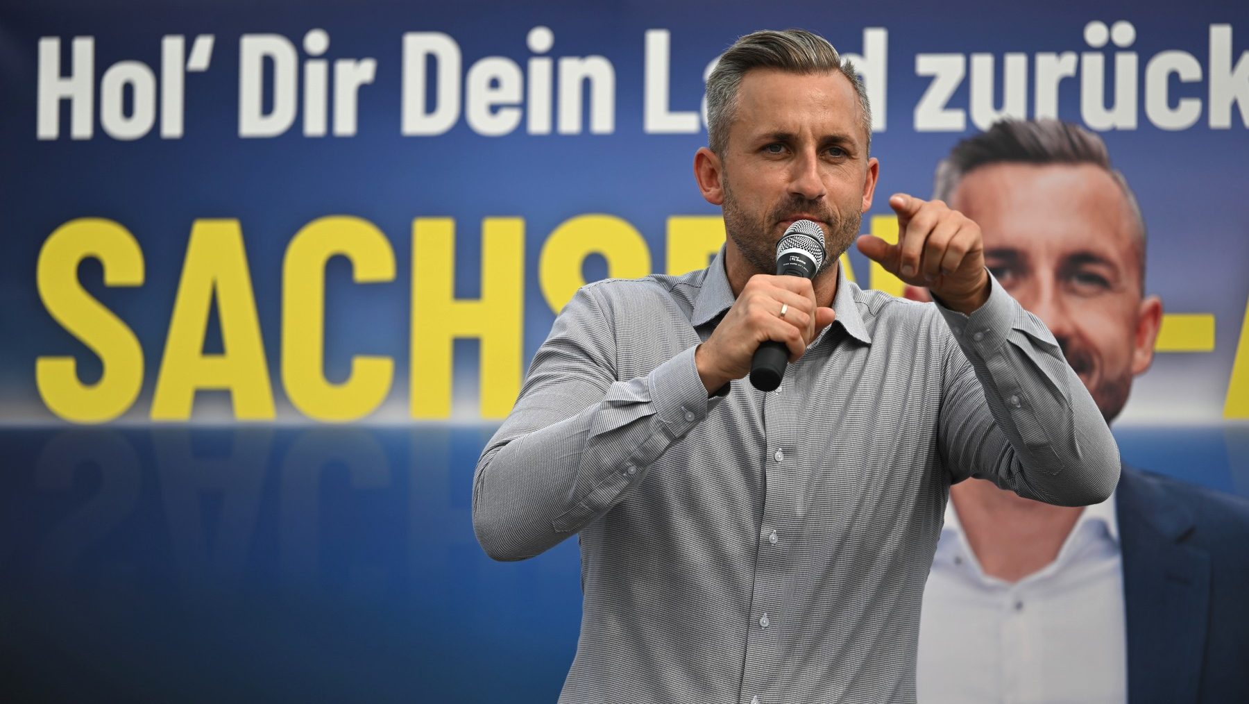 Poza pentru articolul „Cel mai periculos om” din Germania este pe cale să obțină un scor istoric pentru extrema dreaptă și să preia conducerea unui land